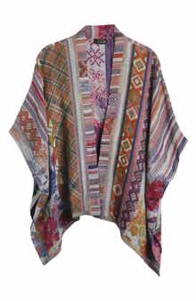 SAACHI Geometric Floral Jacquard Short Topper