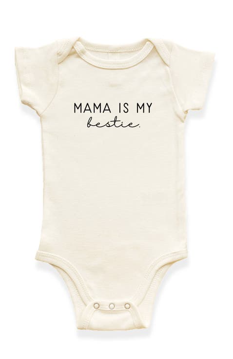 Mama is my Bestie Organic Baby Bodysuit