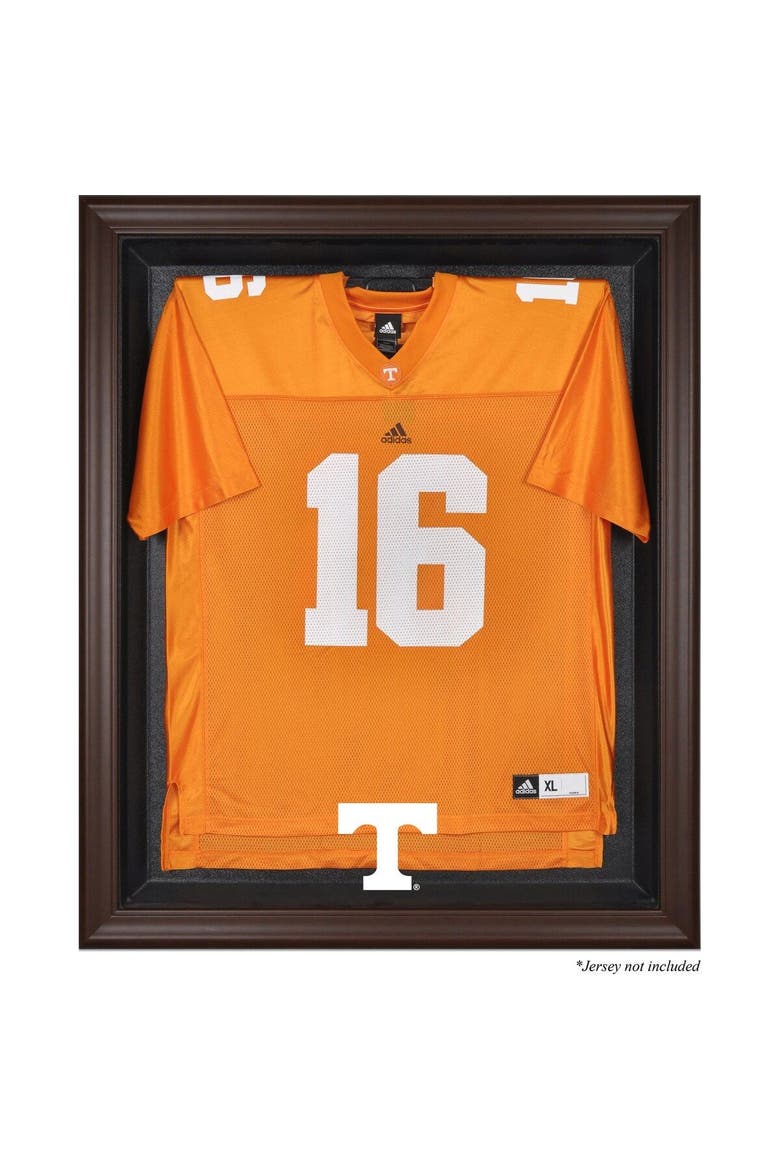 Tennessee Volunteers Brown Framed Logo Jersey Display Case, Main, color, Brown