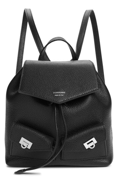 Mini Harley Leather Drawstring Backpack