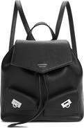 FERRAGAMO Mini Harley Leather Drawstring Backpack