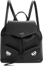 FERRAGAMO Mini Harley Leather Drawstring Backpack