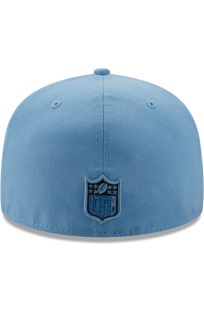 New Era Men's New Era Light Blue Detroit Lions 75 Seasons The Pastels 59FIFTY Fitted Hat, Alternate, color, 