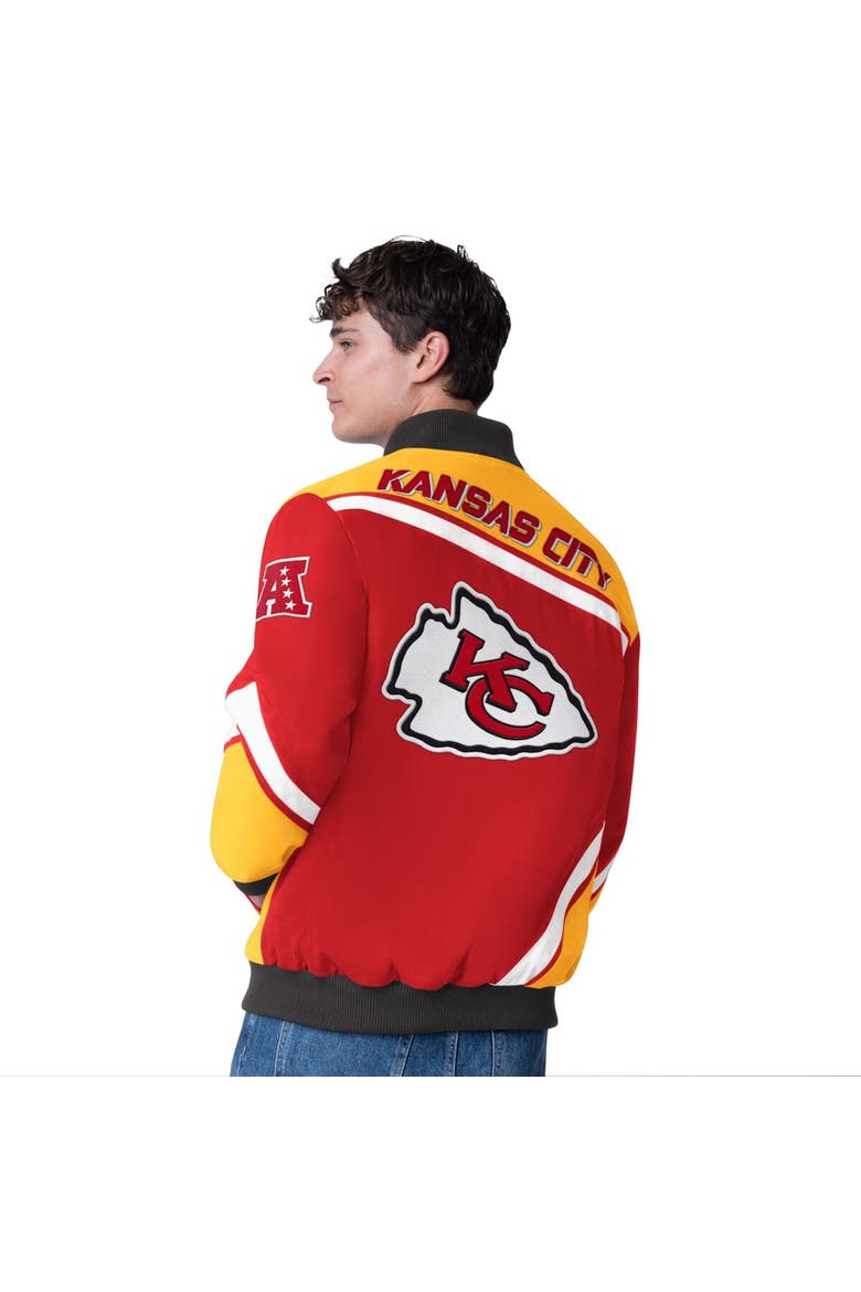Men's G-III Extreme  Red Kansas City Chiefs Maximum Racing Full-Snap Jacket, Alternate, color, Red