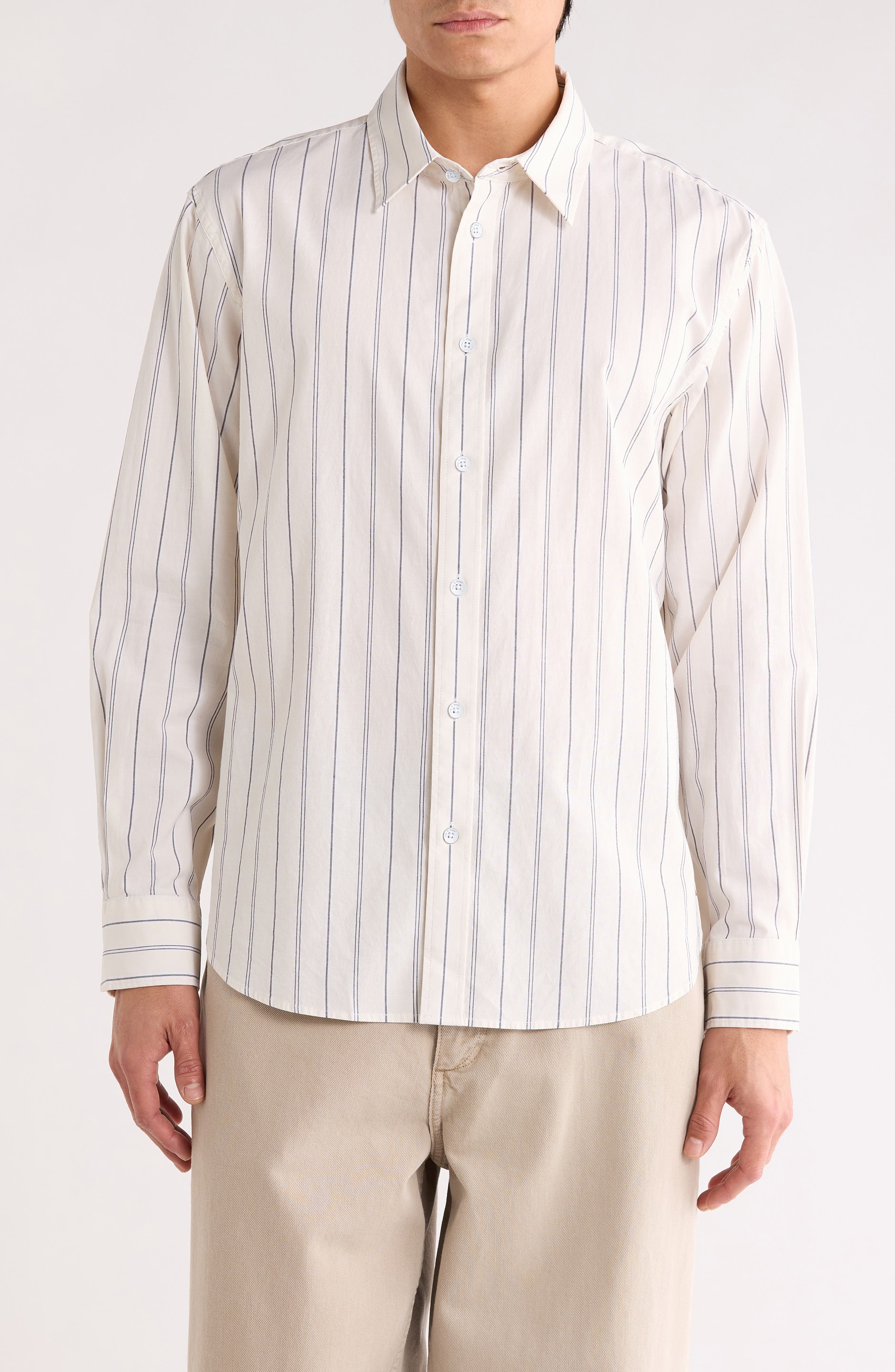 rag & bone Griffin Stripe Button-Up Shirt