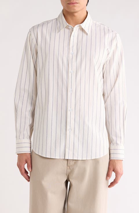 Griffin Stripe Button-Up Shirt