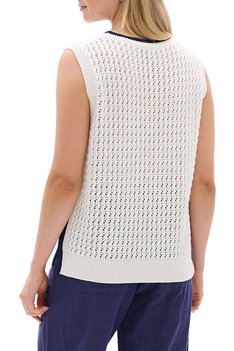 Cruz Cotton Sweater Tank, Alternate, color, WHITE