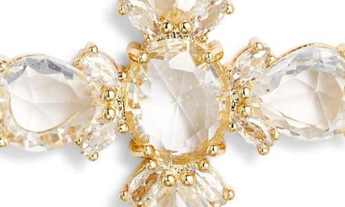 Vidakush Xl Cross Drop Earrings In Gold