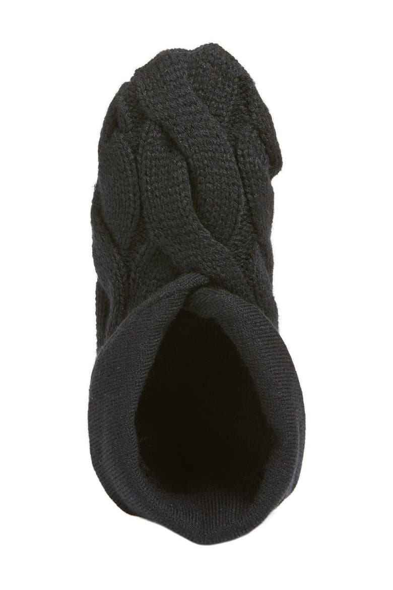 Slipper Bootie, Alternate, color, BLACK