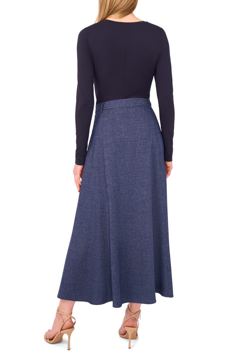 Halogen<sup>®</sup> Panelled A-Line Maxi Skirt, Alternate, color,