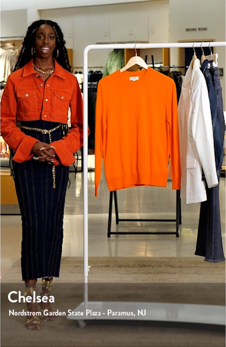 Merino Wool Crewneck Sweater, sales video thumbnail