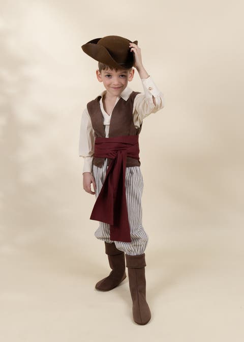 Pirate Play Costume with Hat