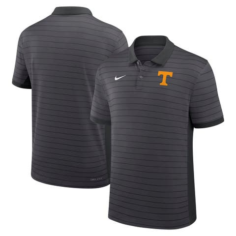 Men's Nike Gray Tennessee Volunteers 2025 Early Season Coaches Sideline Victory Stripe Performance Polo