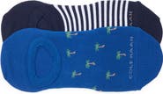Cole Haan Assorted 2-Pack Palm Springs No-Show Socks