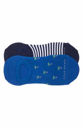 Cole Haan Assorted 2-Pack Palm Springs No-Show Socks