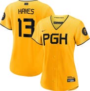 Nike Women's Nike Ke'Bryan Hayes Gold Pittsburgh Pirates City Connect Replica Player Jersey