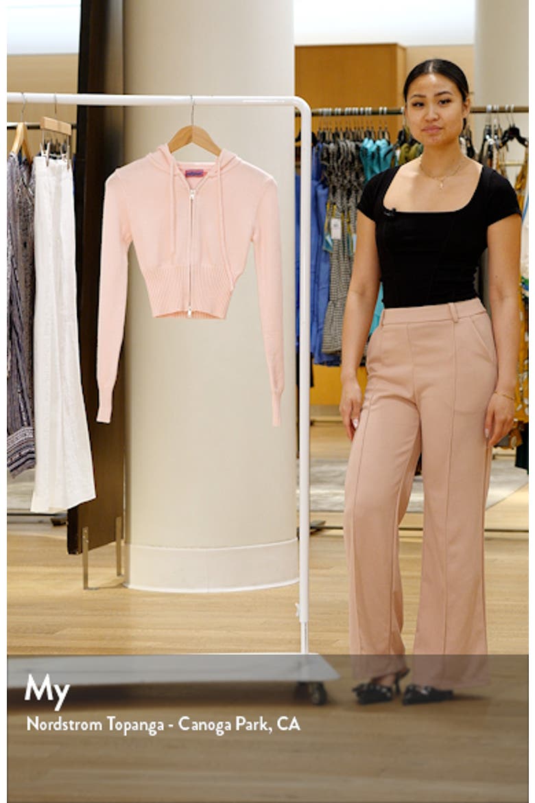 Desiree Hooded Crop Cardigan video