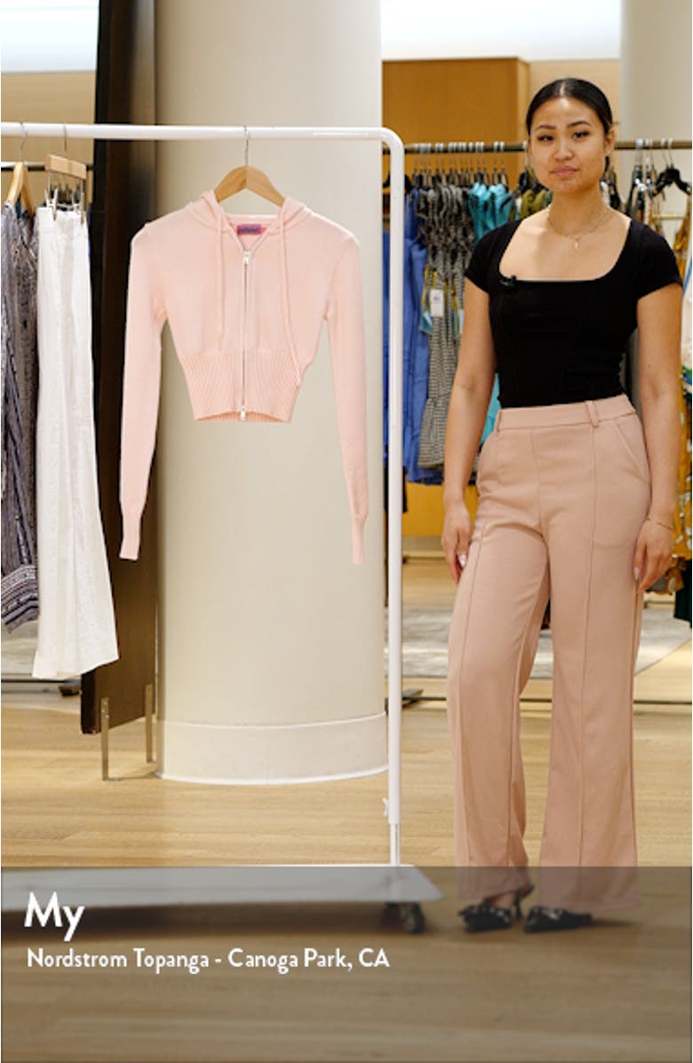 Desiree Hooded Crop Cardigan, sales video thumbnail