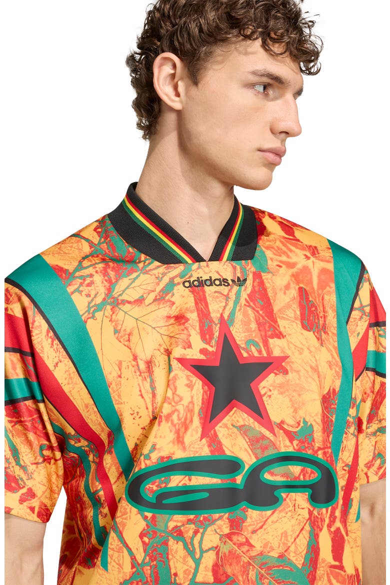 Ghana Graphic Jersey, Alternate, color, GREEN/ YELLOW/ BETTER SCARLET