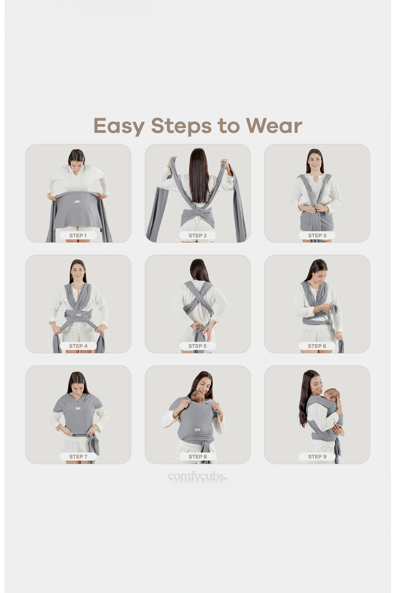 Baby Wrap Carrier, Alternate, color, Fern