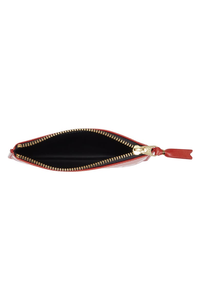 Huge Logo Small Zip Pouch, Alternate, color, RED
