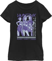 KPop Demon Hunters Girl's KPop Demon Hunters Rumi Zoey Mira Tour Graphic T-Shirt
