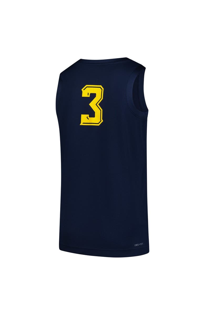 Jordan Brand Men's Jordan Brand #3 Navy Marquette Golden Eagles Replica Basketball Jersey, Alternate, color, Navy