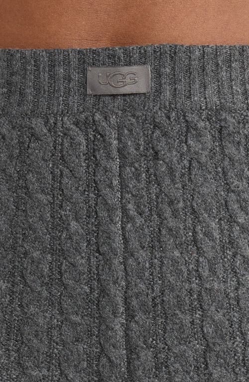 Ugg(r) Azriel Cable Sweater Shorts In Gray
