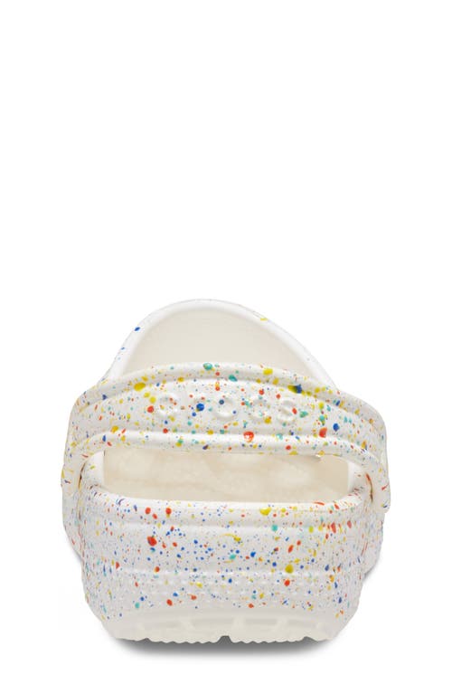 Shop Crocs Kids' Classic Paint Splatter Clog