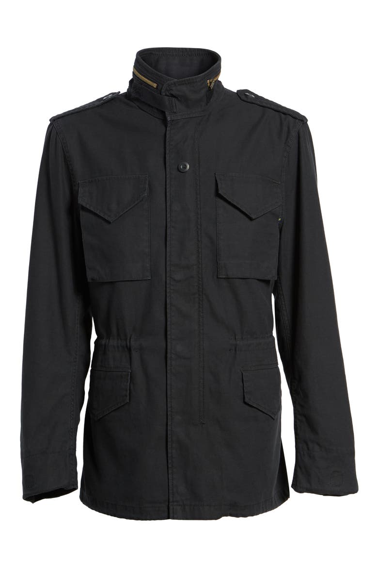M-65 Defender Field Jacket, Alternate, color, BLACK