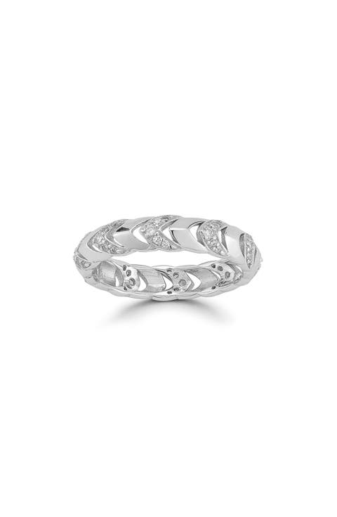 Cubic Zirconia Band Ring