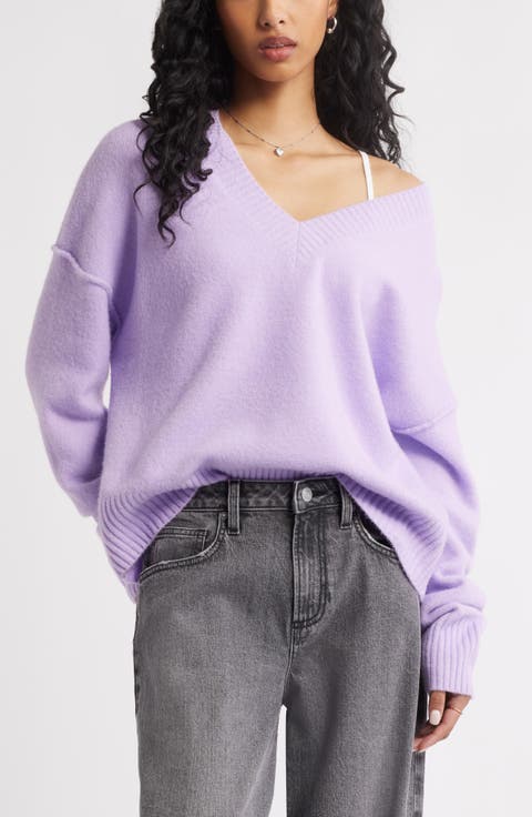 HAVEONE 売れ筋商品|||ハブワン ニット&セーター アウター レディース Sweaters Purple Amazon.com: Middle-Aged And Elderly Women'S Sweaters Knit
