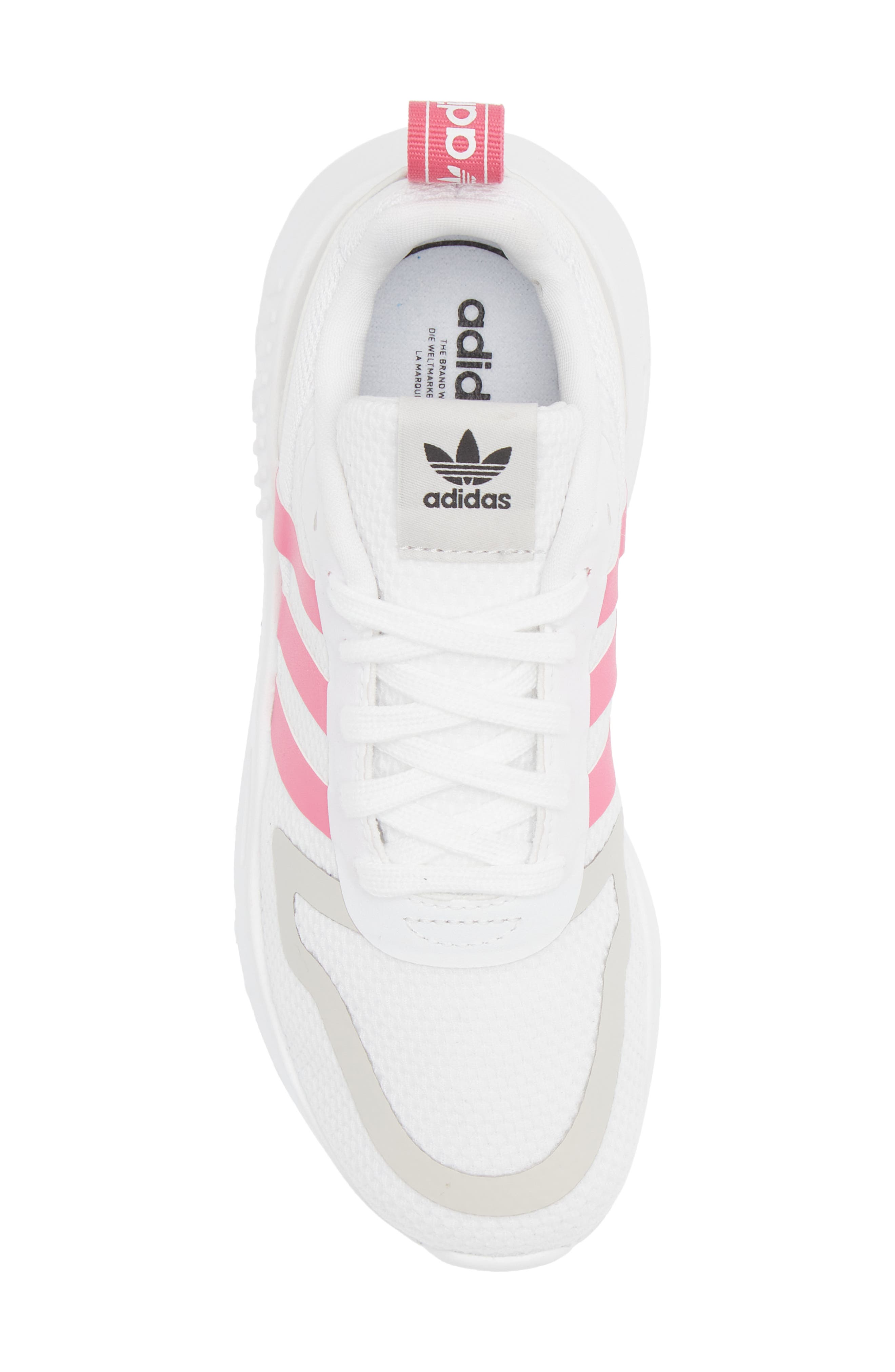 x HER Studio London Kids' Multix Sneaker, Alternate, color, CRYSTAL WHITE/ BLACK/ SCARLET