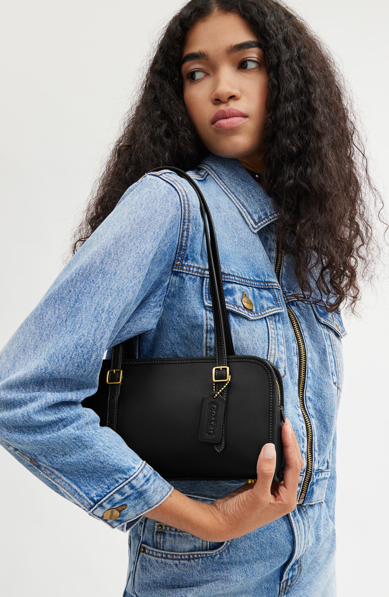 COACH Swing Zip Bag, Alternate, color, 