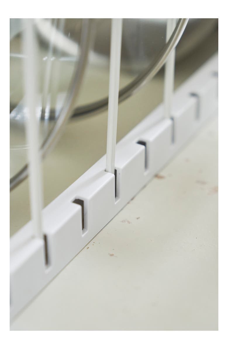 Yamazaki Adjustable Pot Lid Wire Organizer, Alternate, color, White