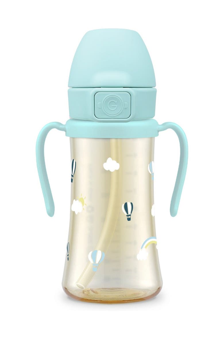 Premium Straw Cup with Flip Top 10oz - Stage 2 Straw, Main, color, Air-Balloon
