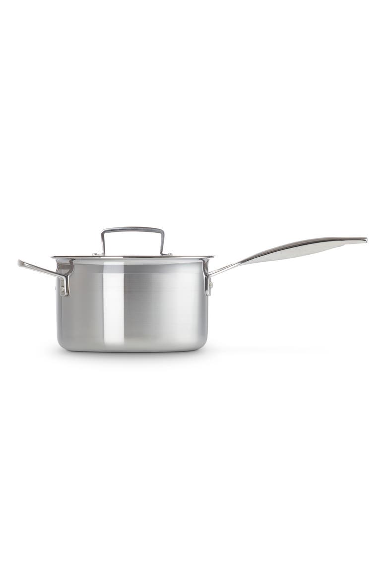 3-Quart Classic Stainless Steel Saucepan, Alternate, color, STAINLESS STEEL