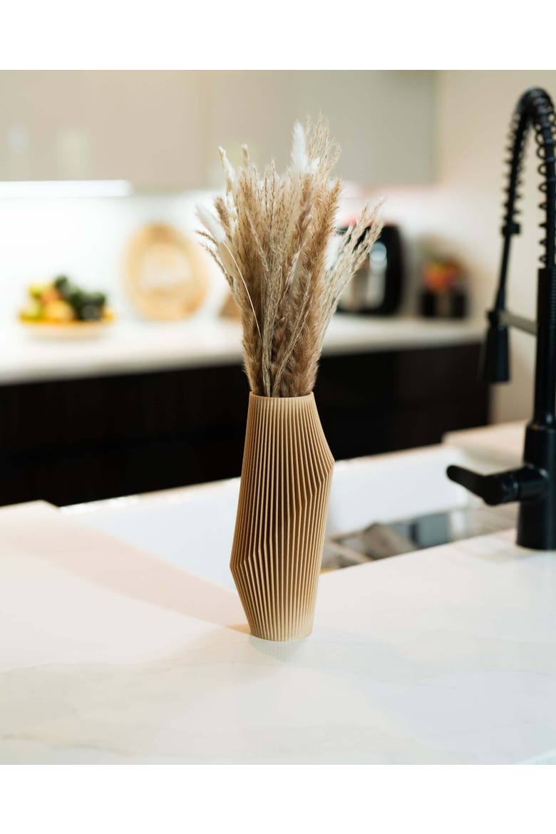 NOVA Boho Vase, Alternate, color, Cream Beige