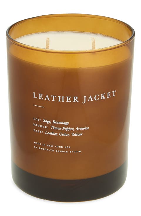 Leather Jacket Two-Wick Candle