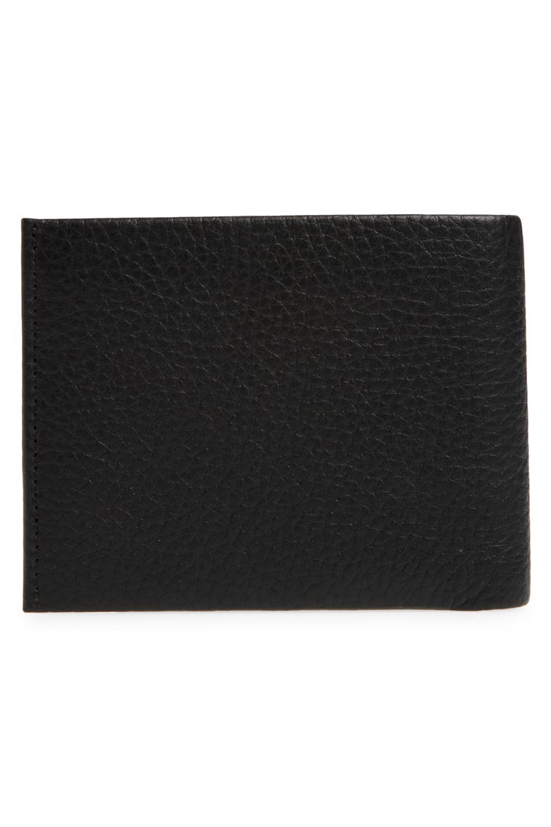 New Crosstown Leather Bifold Wallet, Alternate, color, BLACK