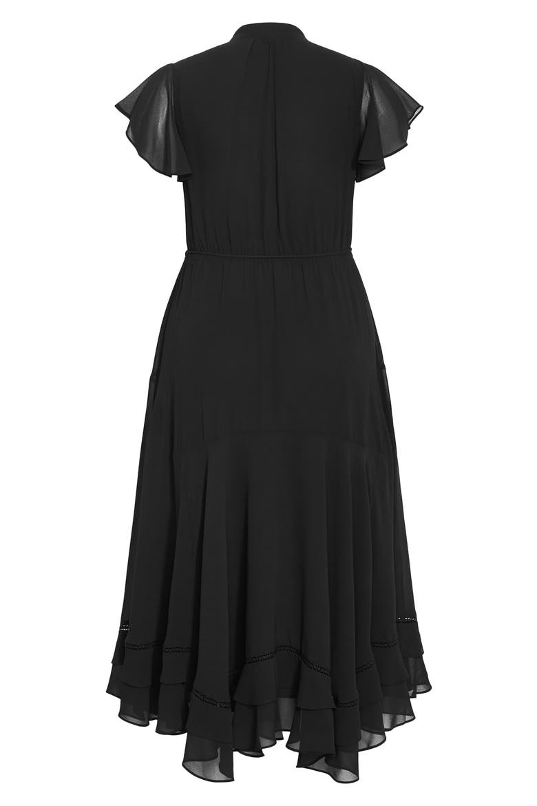 Yasmine Maxi Dress, Alternate, color, BLACK
