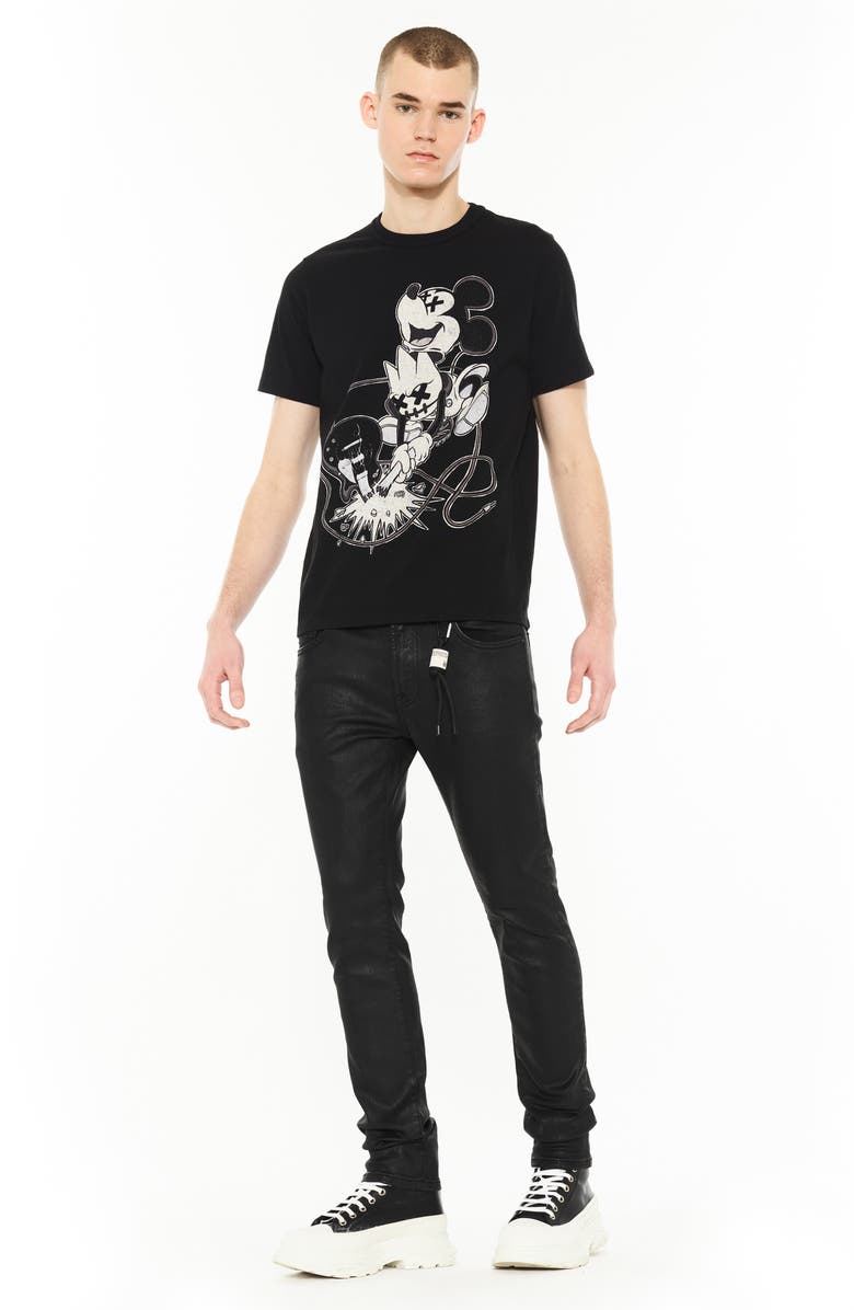 Cult of Individuality Rocker Slim 602 Jeans, Alternate, color, Black Coated