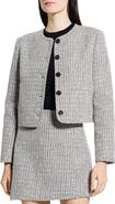 Theory Stripe Crop Jacket