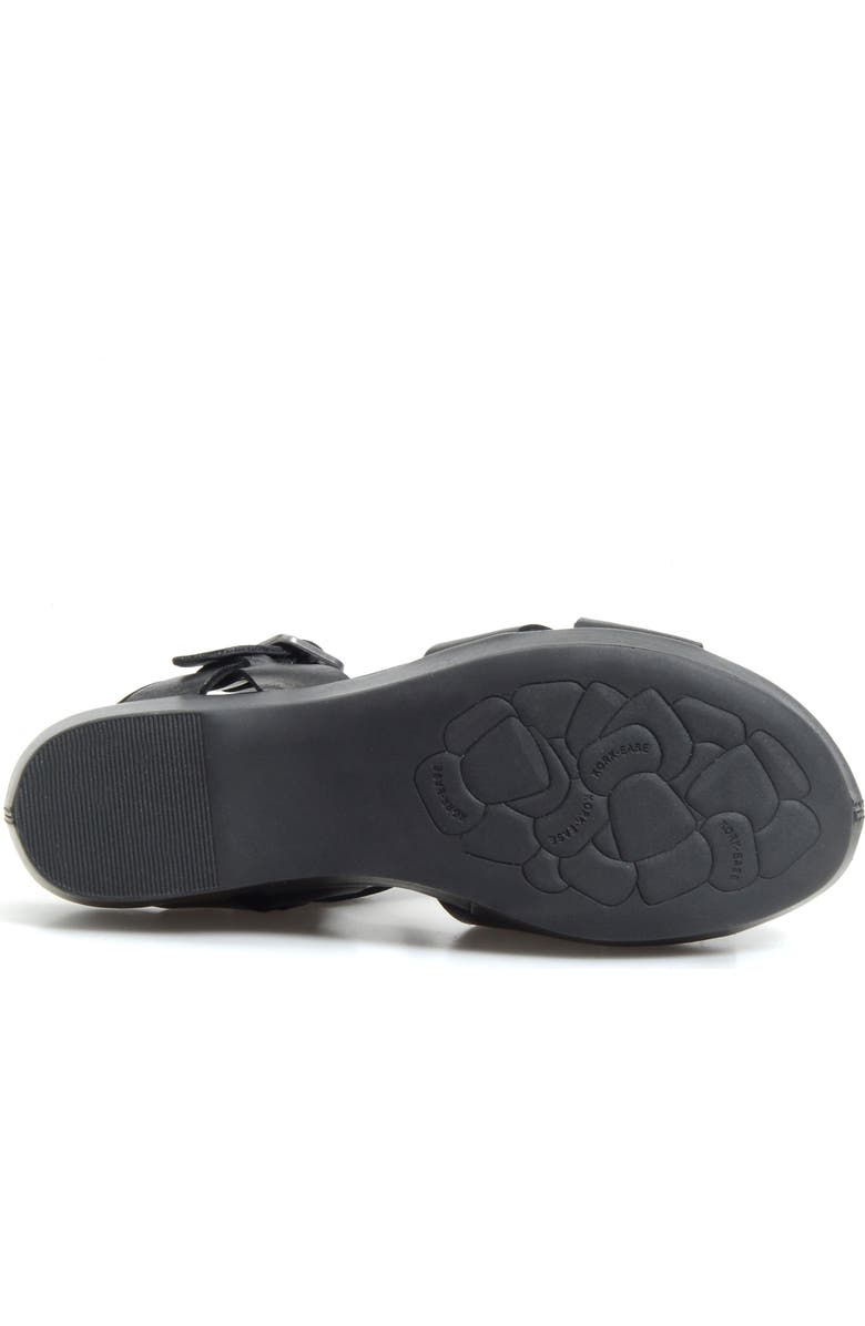 Kork-Ease<sup>®</sup> 'Myrna 2.0' Cork Wedge Sandal, Alternate, color, Black Leather