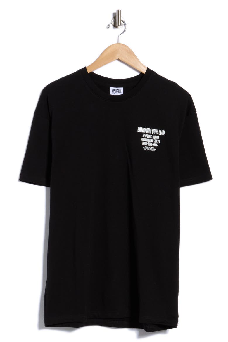 Camp Graphic T-Shirt, Main, color, BLACK