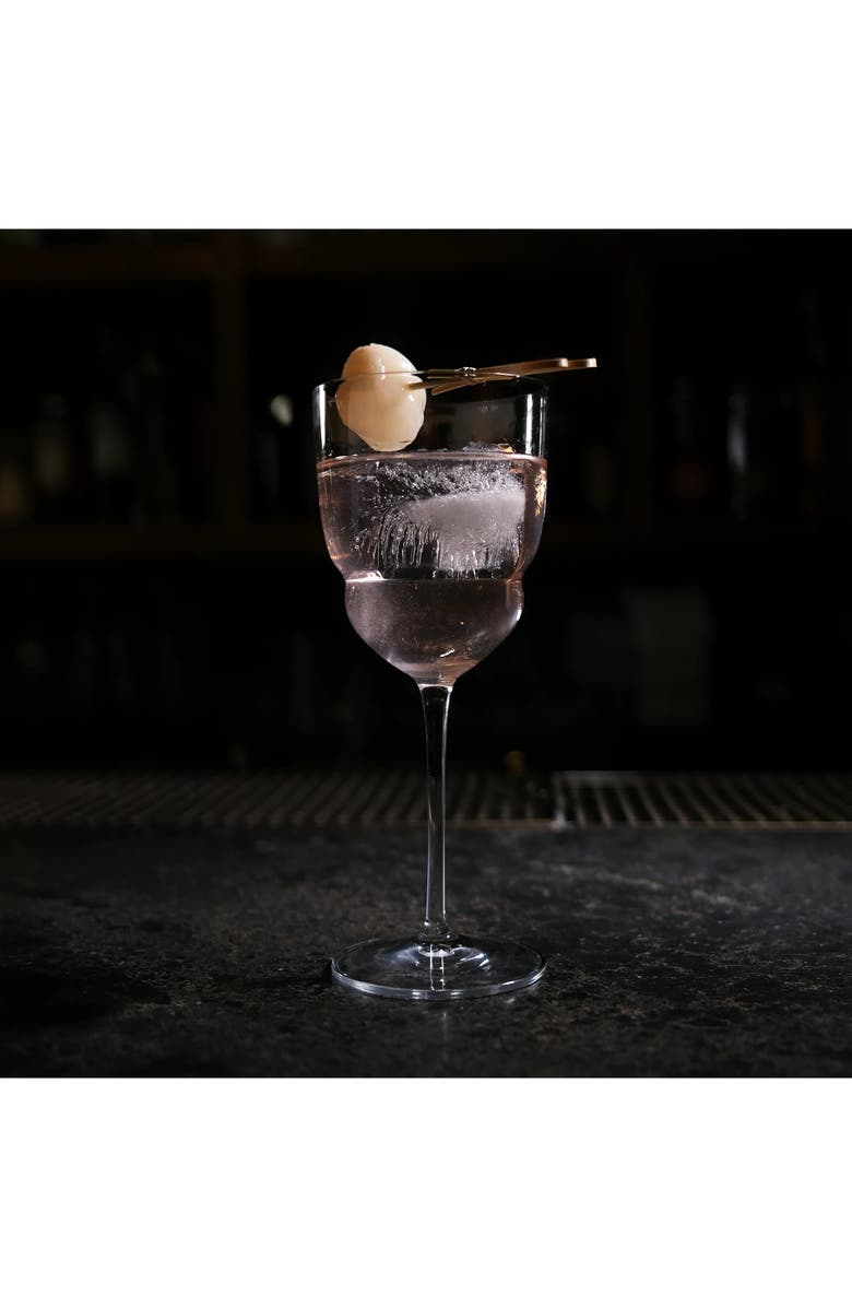 Luigi Bormioli Barracuda Backdoor '20s Set of 4 Cocktail Glasses, Alternate, color, Clear