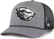 '47 Men's '47 Gray Oregon State Beavers Carbon Rope Adjustable Hat