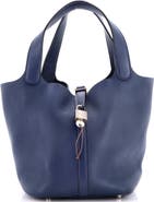 Pre-Owned Hermes Picotin Lock Bag Clemence MM