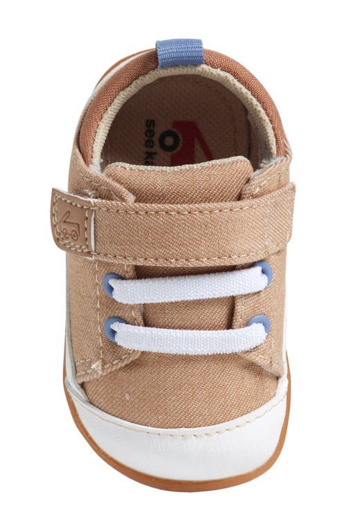 See Kai Run Kids' Stevie Mini Sneaker In Khaki