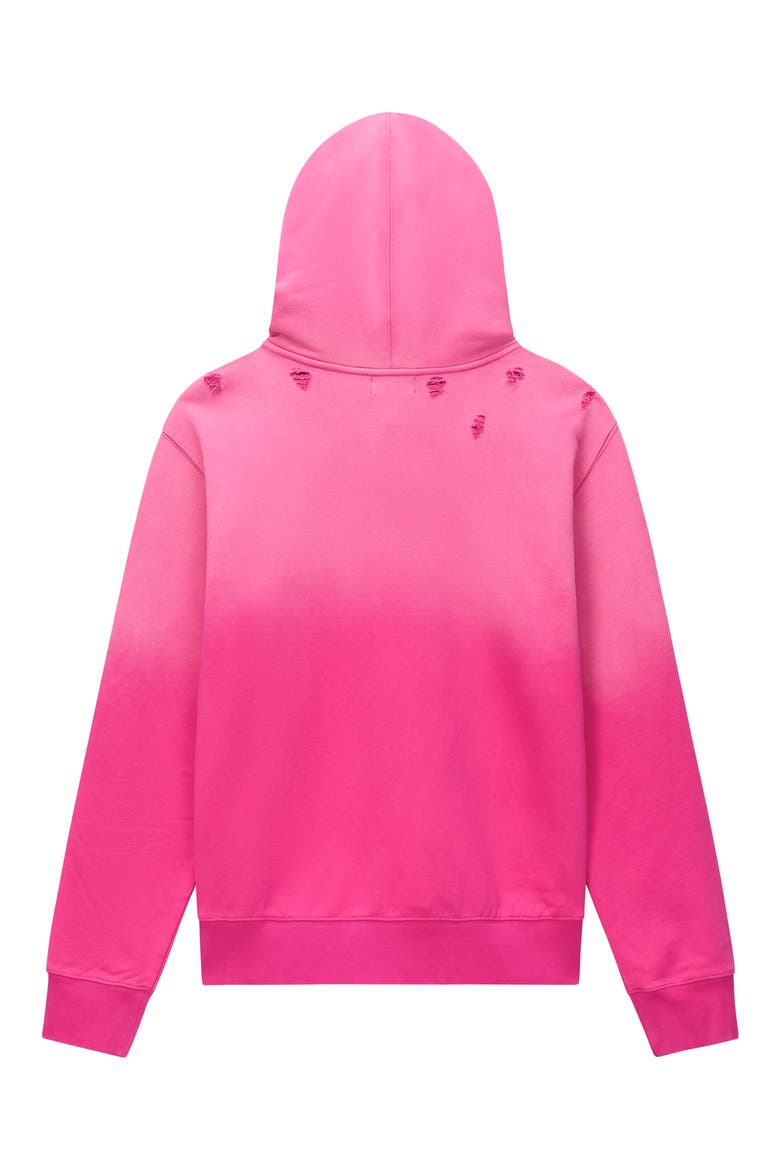 Dion Distressed Hoodie, Alternate, color, VINTAGE FUCHSIA